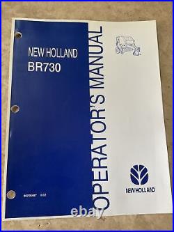 New Holland BR730 Baler Operators Manual