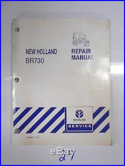 New Holland BR730 Round Baler Repair Service Manual # 87034013 6/03