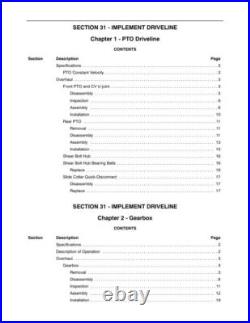 New Holland BR730 Round Baler Service Manual Repair Shop Book New Holland BR730 Round Baler Service Manual Repair Shop Book