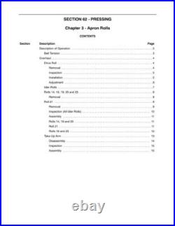 New Holland BR730 Round Baler Service Manual Repair Shop Book New Holland BR730 Round Baler Service Manual Repair Shop Book