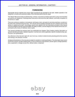 New Holland BR730 Round Baler Service Manual Repair Shop Book New Holland BR730 Round Baler Service Manual Repair Shop Book