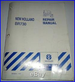 New Holland BR730 Round Baler Service Repair Shop Workshop Manual Original! 6/03