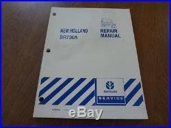 New Holland BR730A Baler Repair Shop Service Manual # 87364832