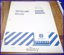 New Holland BR730A Roll-Belt Round Baler Repair Service Manual
