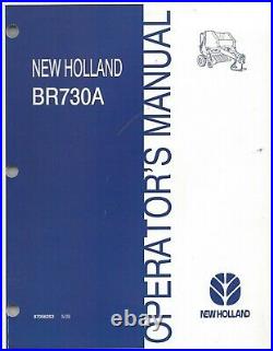 New Holland BR730A Round Baler Operator Manual 87056203