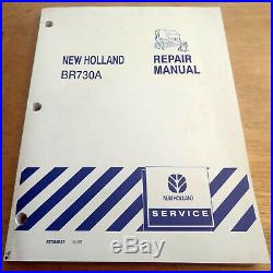 New Holland BR730A Round Baler Service Repair Manual NH