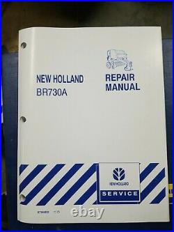 New Holland BR730A Round Baler Service Repair Shop Workshop Manual NH ORIGINAL