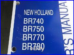 New Holland BR740 BR750 BR770 BR780 Baler Operator's Manual