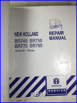 New Holland BR740, BR750, BR770, BR780 Baler Repair, Service Manual Set