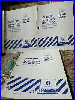 New Holland BR740, BR750, BR770, BR780 Baler Repair, Service Manual Set 2003
