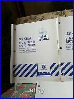 New Holland BR740, BR750, BR770, BR780 Baler Repair, Service Manual Set 2003