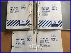 New Holland BR740 BR750 BR770 BR780 Baler factory repair manual set Unused OEM