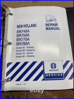 New Holland BR740 BR750 BR770 BR780 Round Baler Service Repair Manual ORIGINAL