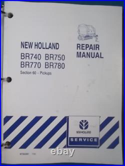 New Holland BR740 BR750 BR770 BR780 Round Baler Service Shop Manual Repair