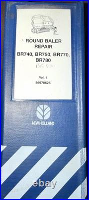 New Holland BR740 BR750 BR770 BR780 Round Baler Shop Service Repair Manual