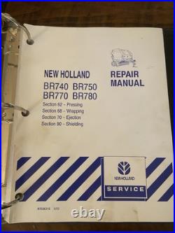 New Holland BR740 BR750 BR770 BR780 Service Repair Manual & Ops Manual