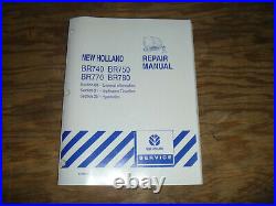 New Holland BR740 BR750 BR770 Round Baler Hydraulics Shop Service Repair Manual