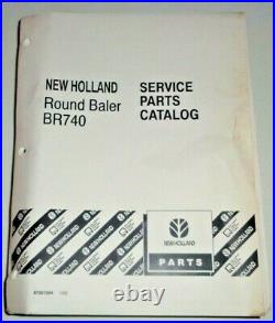 New Holland BR740 Round Baler Parts Catalog Manual Book 1/05 NH Original