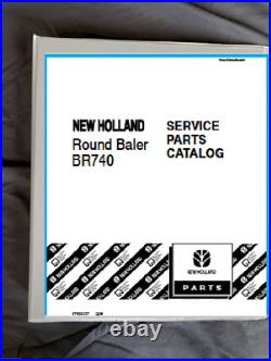 New Holland BR740 baler parts & operator manual printed 2 books free ship