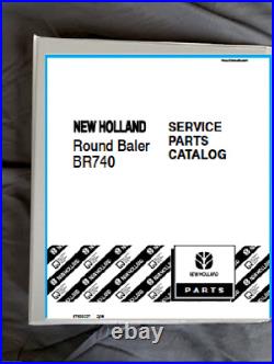 New Holland BR740 baler parts repair Manual catalog printed & binder