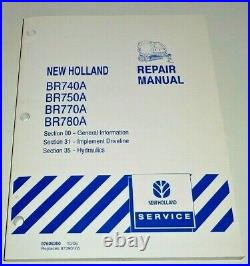 New Holland BR740A/750A/770A/780A Baler DRIVELINE & HYDRAULICS Repair Manual NH
