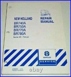 New Holland BR740A BR750A BR770A BR780A Baler PICKUPS Service Repair Manual OEM