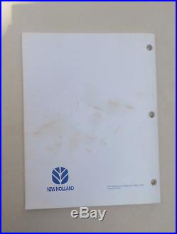 New Holland BR740A BR750A BR770A BR780A Round Baler Operator's Manual 87056211