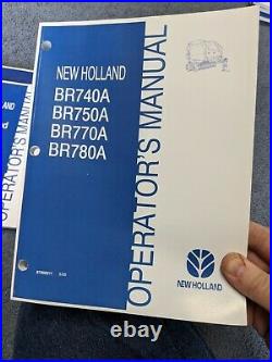 New Holland BR740A BR750A BR770A BR780A Round Baler Operators Manual Original