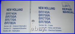 New Holland BR740A BR750A BR770A BR780A Round Baler Service Repair Manual OEM