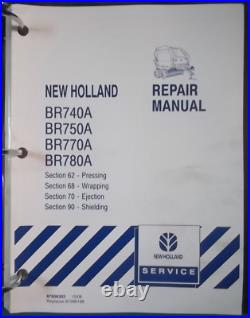 New Holland BR740A BR750A BR770A BR780A Round Baler Service Repair Shop Manual