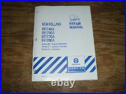 New Holland BR740A BR750A Round Baler Hydraulics Shop Service Repair Manual