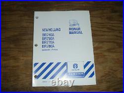 New Holland BR740A BR750A Round Baler Pickups Shop Service Repair Manual
