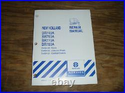 New Holland BR770A BR780A Round Baler Electrical Wiring Diagrams Manual
