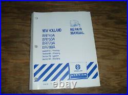 New Holland BR770A BR780A Round Baler Pressing Wrap Shop Service Repair Manual