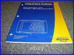 New Holland Bale Command II RollBelt 450 Round Baler Owner Operator Manual xz