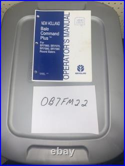 New Holland Bale Command Plus BR7080 BR7090 Balers User Owner Operator Manual