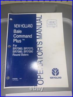 New Holland Bale Command Plus BR7080 BR7090 Balers User Owner Operator Manual