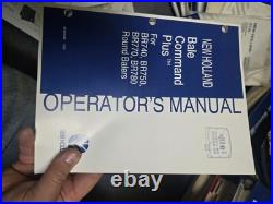 New Holland Bale Command Plus BR770A BR780A Round Baler Operator Manual Br750a