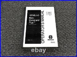 New Holland Bale Command Plus for 644 654 664 Round Baler Owner Operator Manual