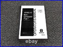 New Holland Bale Command Plus for 644 654 664 Round Baler Owner Operator Manual