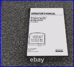 New Holland Bale Command Plus for BR7070 Round Baler Owner Operator Manual New Holland Bale Command Plus for BR7070 Round Baler Owner Operator Manual