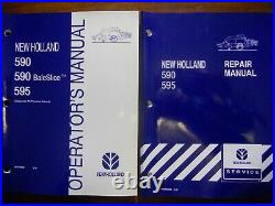 New Holland Baler 590,595 Operator and Repair Manual FREE SHIPPING in USA