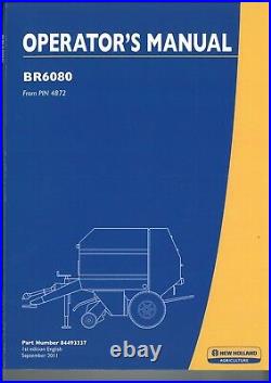 New Holland Baler BR 6080 Operators Manual BR6080