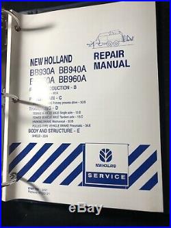 New Holland Baler Repair Manual Bb930a, bb940a, bb950a, Bb960a 220