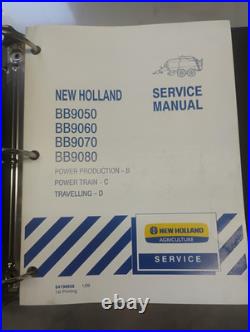 New Holland Baler Service Manual- BB9050, BB9060, BB9070, BB9080- Volume 1