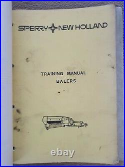New Holland Baler Training Manual 1990