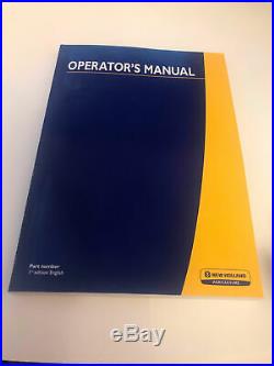 New Holland Bb900 Baler Om Above Sn3039 + Operator`s Manual