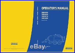New Holland Bb9050 Bb9060 Bb9070 Bb9080 Baler Operators Manual