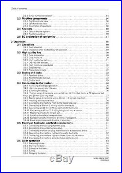 New Holland Bb9090 Baler Operators Manual