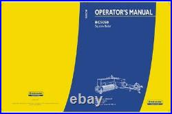 New Holland Bc5050 Square Baler Operator`s Manual